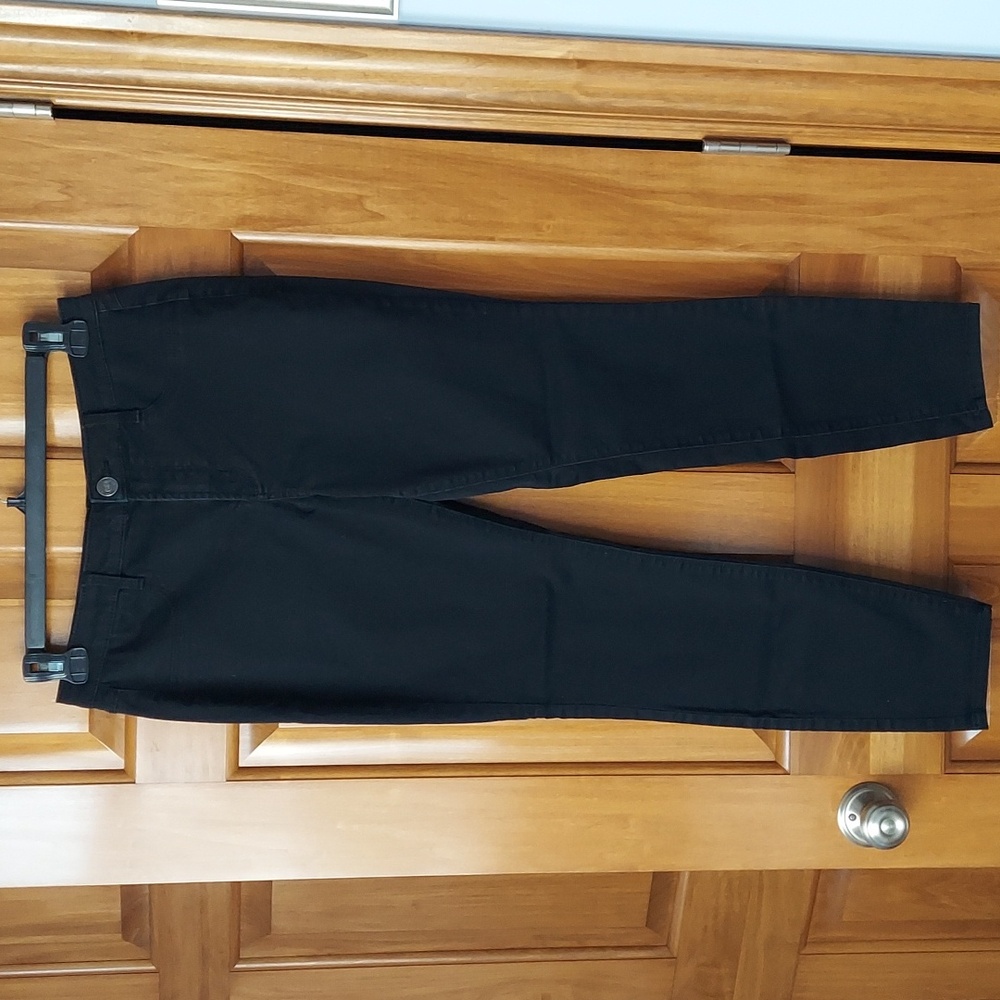 SO Women's High Waist Dark Black Stretchy Jegging Pants, Size 8, Like New